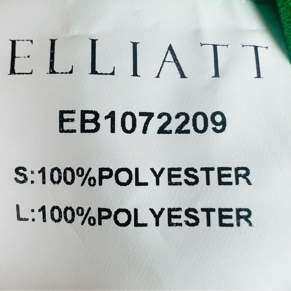 Elliatt White and Green Strapless Prom Dress - Picture 9 of 9